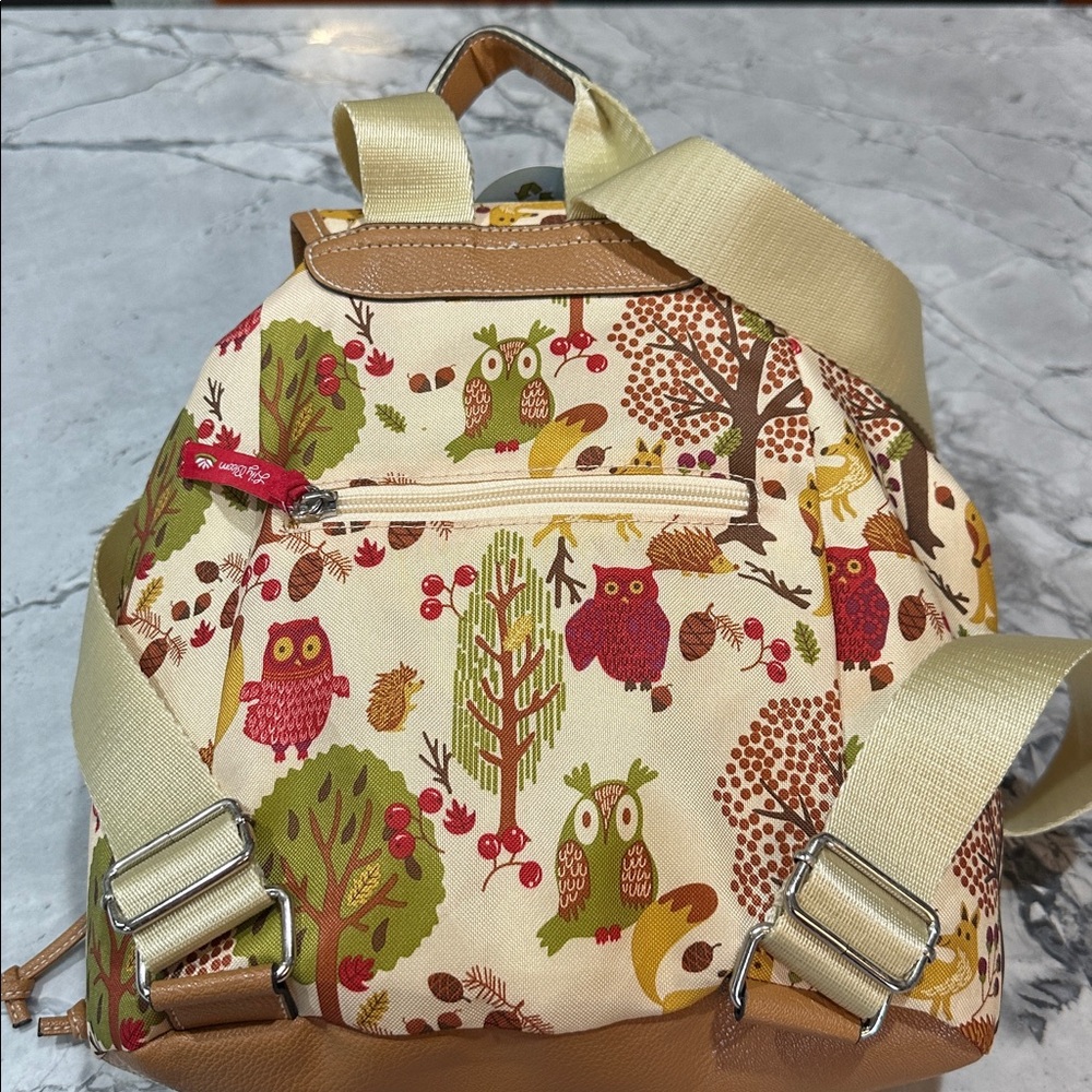 NWT! Lily Bloom Forest Owl Riley Backpack - Picture 7 of 16